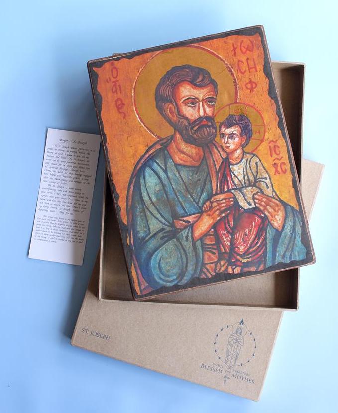 Icon of St. Joseph by Fr. Dennis Paez, SDB